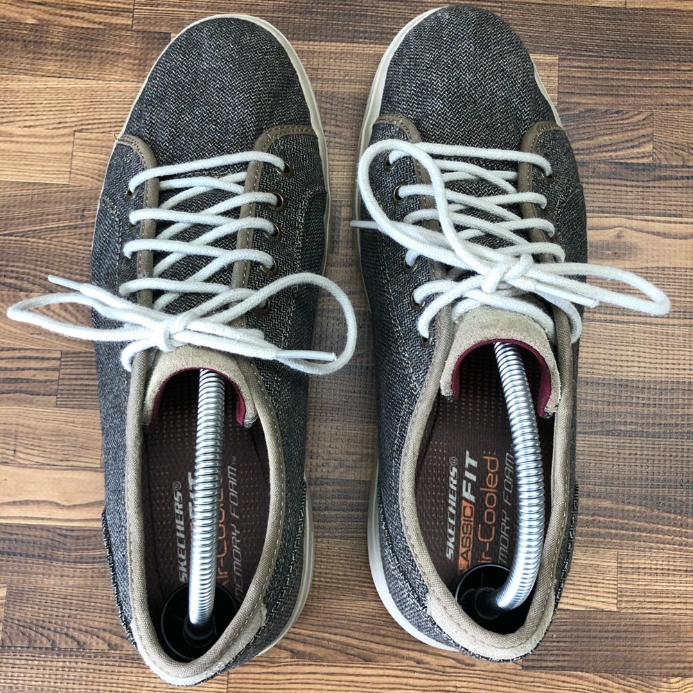 Skechers Porter Meteno Memory Foam Canvas Size 9.5 - image 5